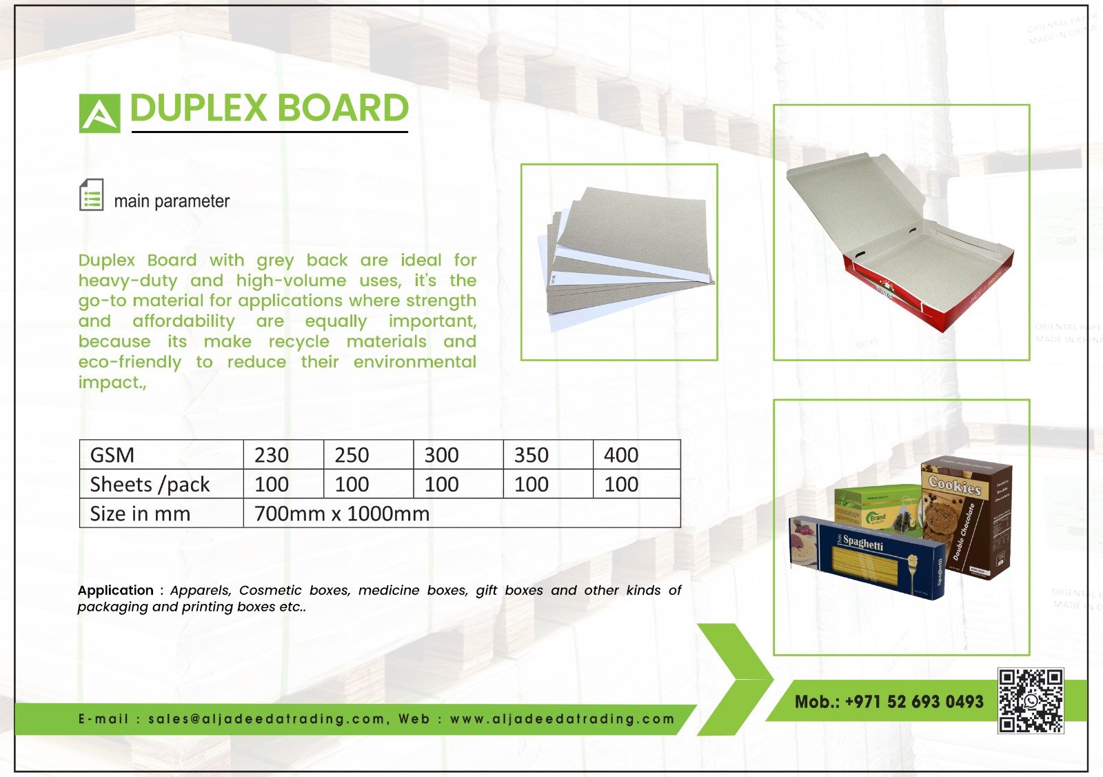 Duplex Board